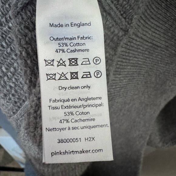 Thomas Pink Classic Gray Crewneck Sweater - Picture 8 of 8